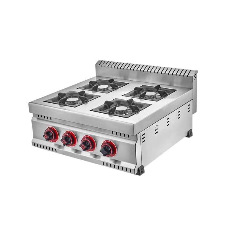Işıkgaz Silverinox 2907-PR 4 Gözlü Prof Seri Gazlı Set Üstü Ocak